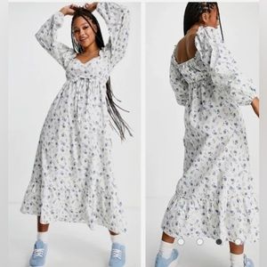 Miss Selfridge Floral Midi Dress